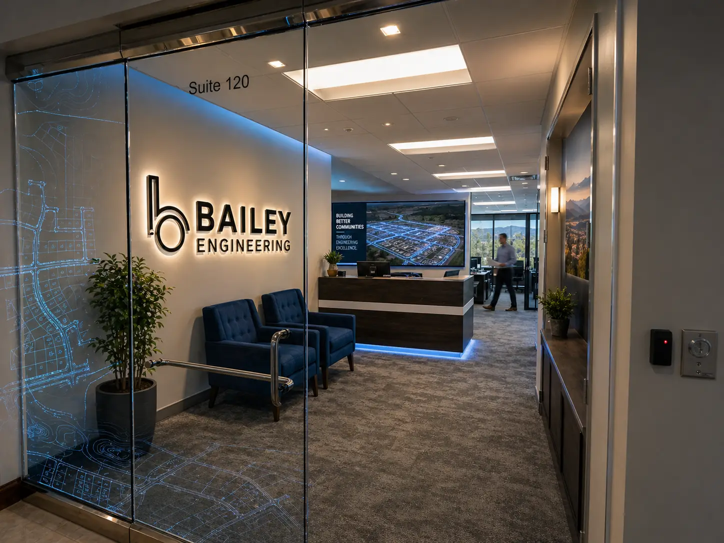 Founder David Bailey at a Bailey Engineering project site