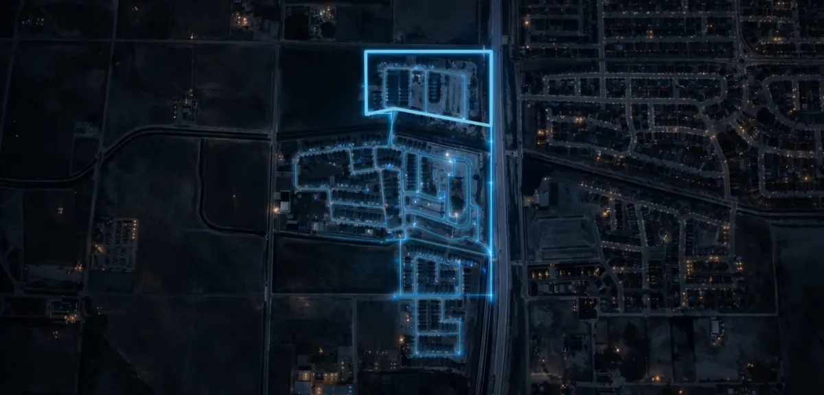 Gander Creek North aerial view