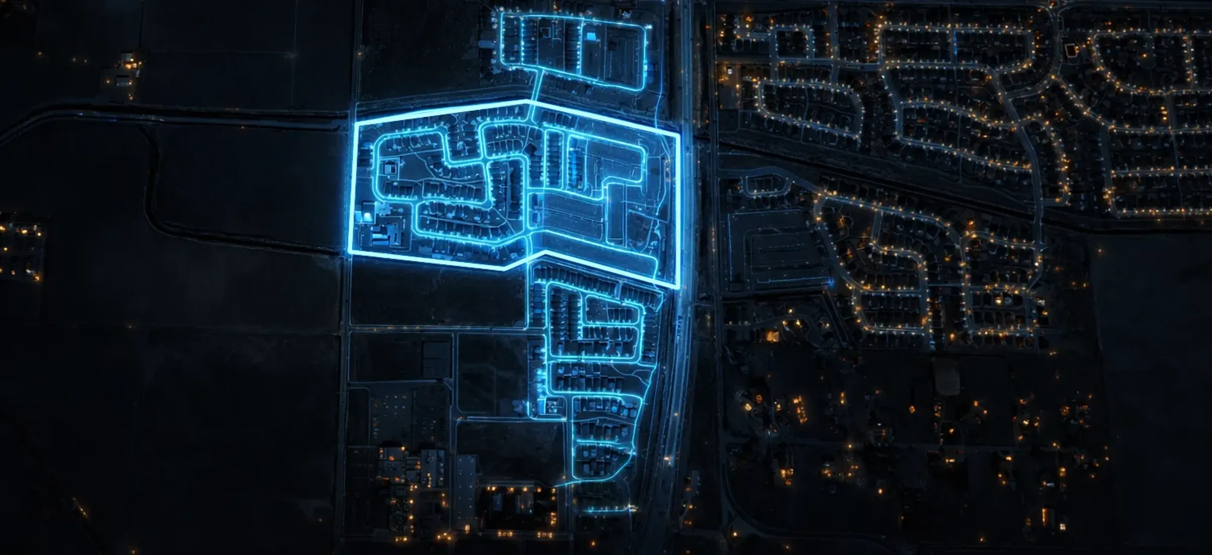 Gander Creek South aerial view