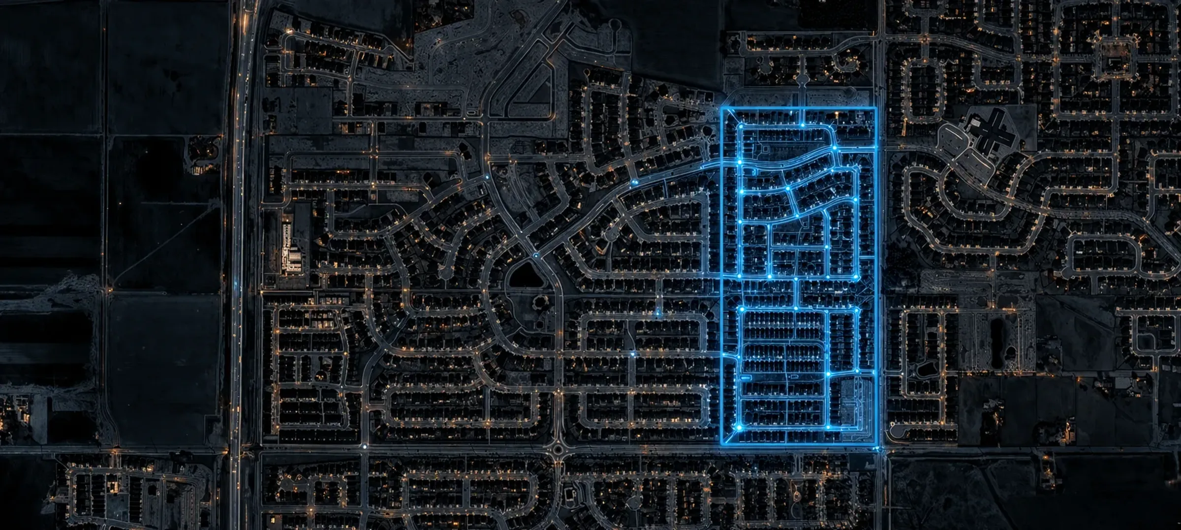 Jump Creek aerial view