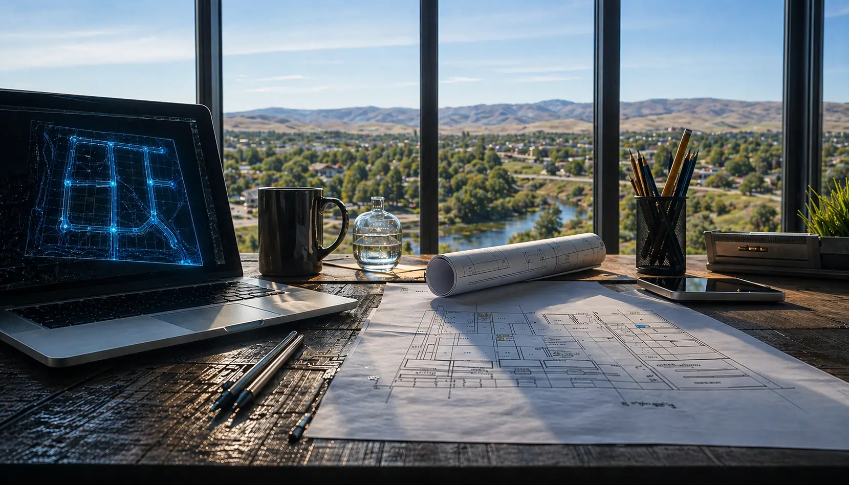 Bailey Engineering team in their Eagle, Idaho office